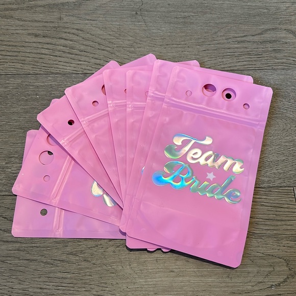 Other - Bachelorette Party Team Bride Drink Pouches - set of 8